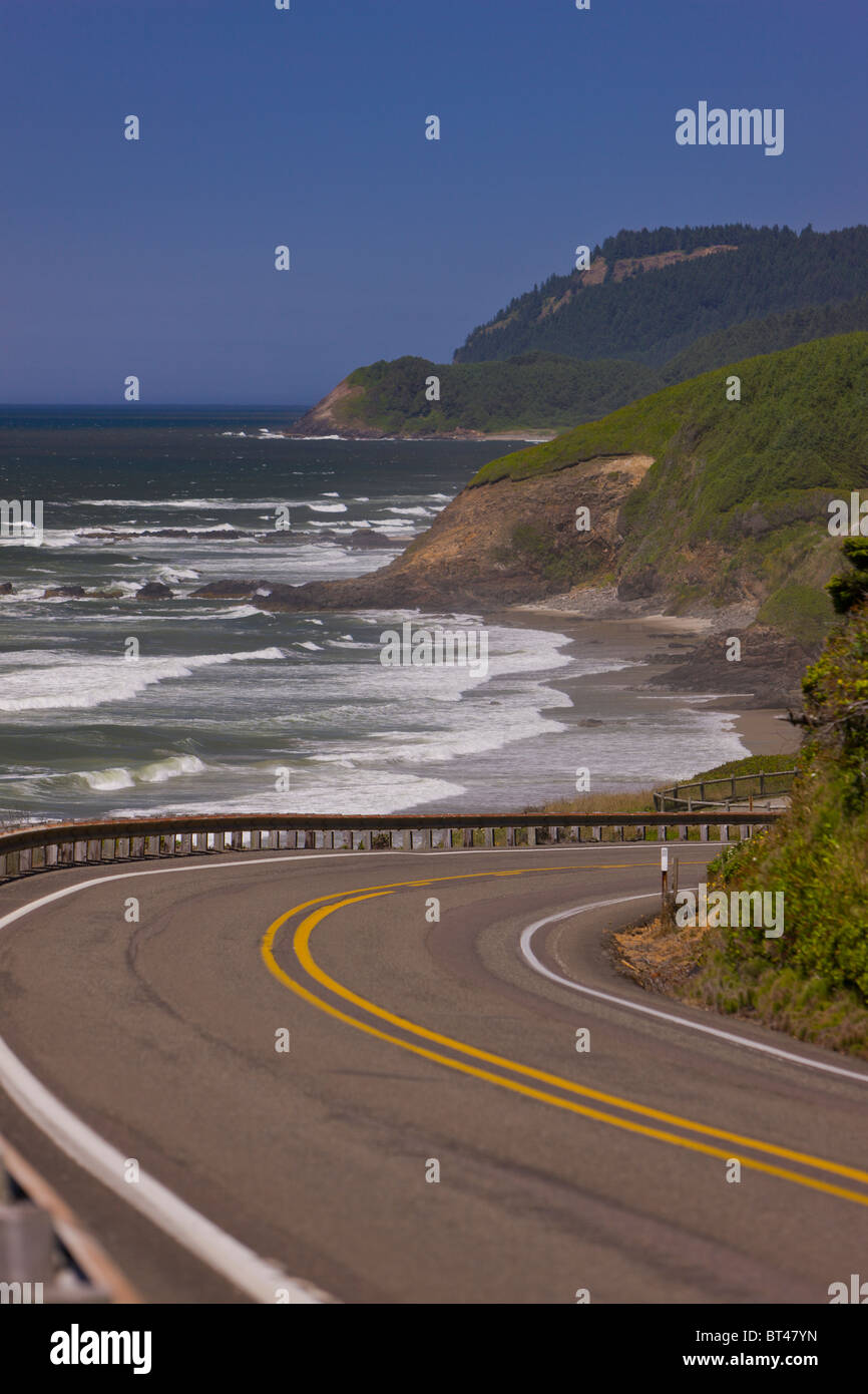 FLORENCE, OREGON, USA - Scenic Highway 101 auf zentrale Oregon Küste. Stockfoto
