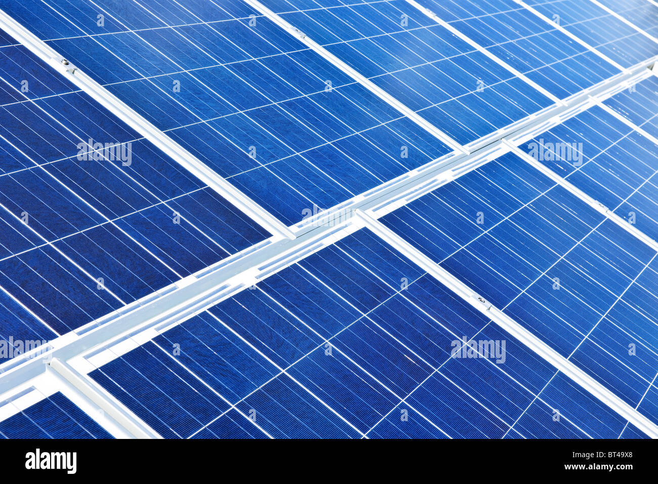 Alternative Energien Photovoltaik Sonnenkollektoren Stockfoto