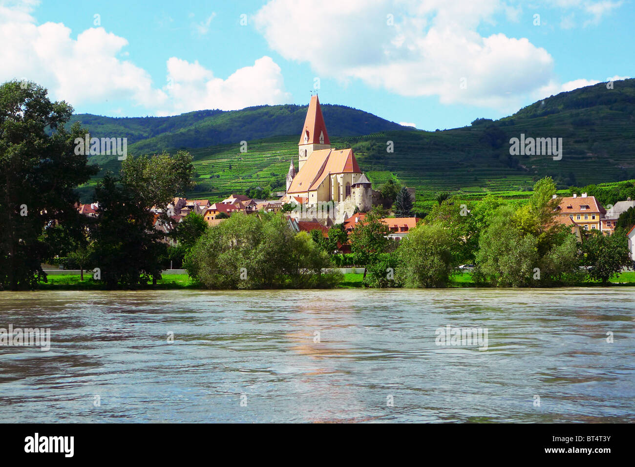 Reise Tour Tourismus Urlaub Besuch erkunden siehe Website Anblick Stadt Land Europa Wachau, Weissenkirchen, Abendkonzerte Stockfoto