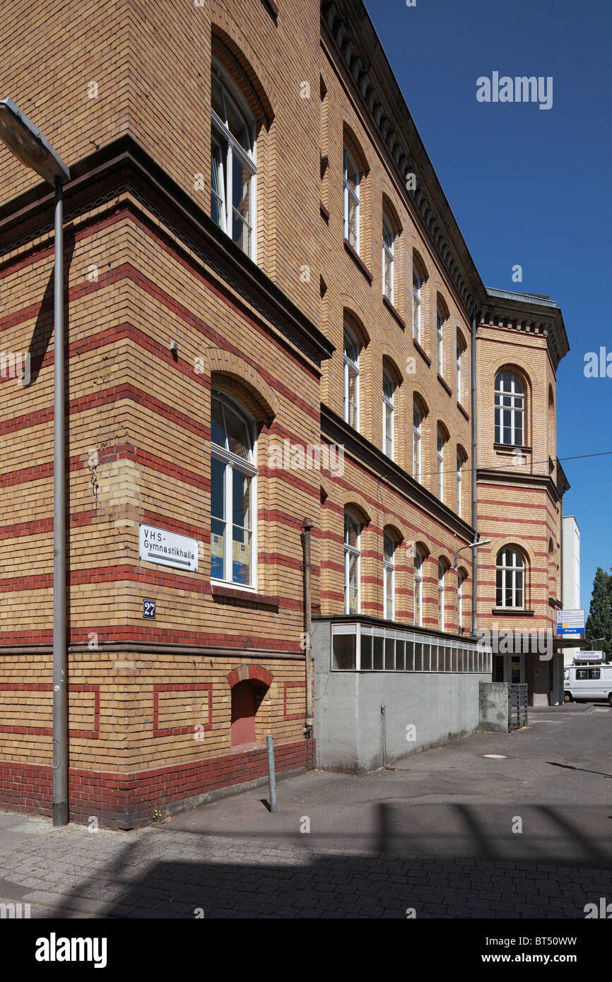 Musikschule Und Volkshochschule in Siegburg, Naturpark Bergisches Land, Nordrhein-Westfalen Stockfoto