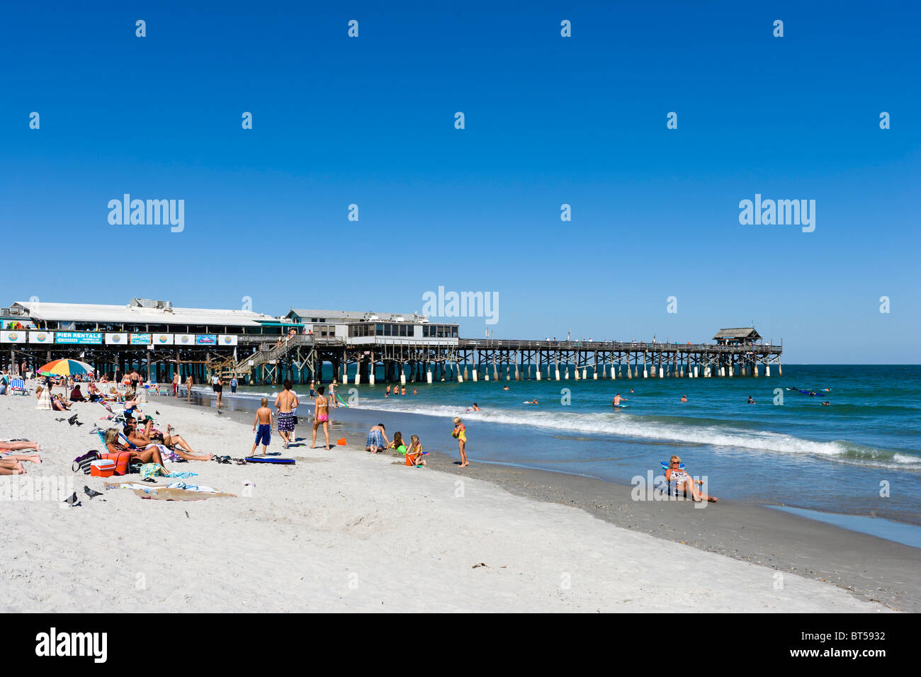Cocoa Beach Pier, Space Coast, Florida, USA Stockfoto