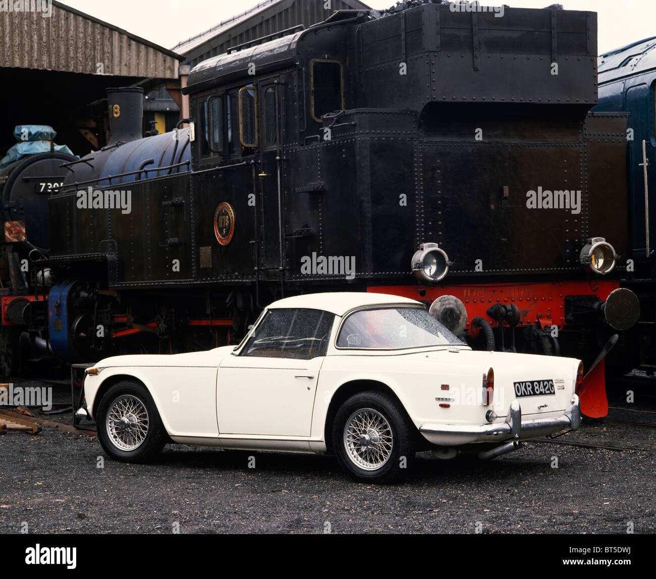 Triumph TR5 von 1967 / 68 Stockfoto