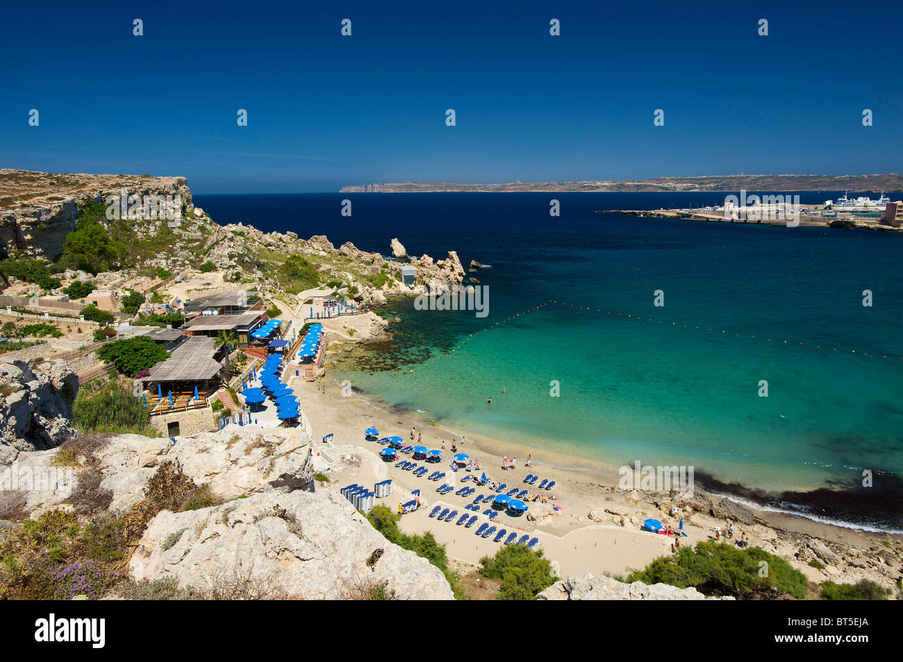 Cirkewwa Bay, Paradise Beach, Malta Stockfoto