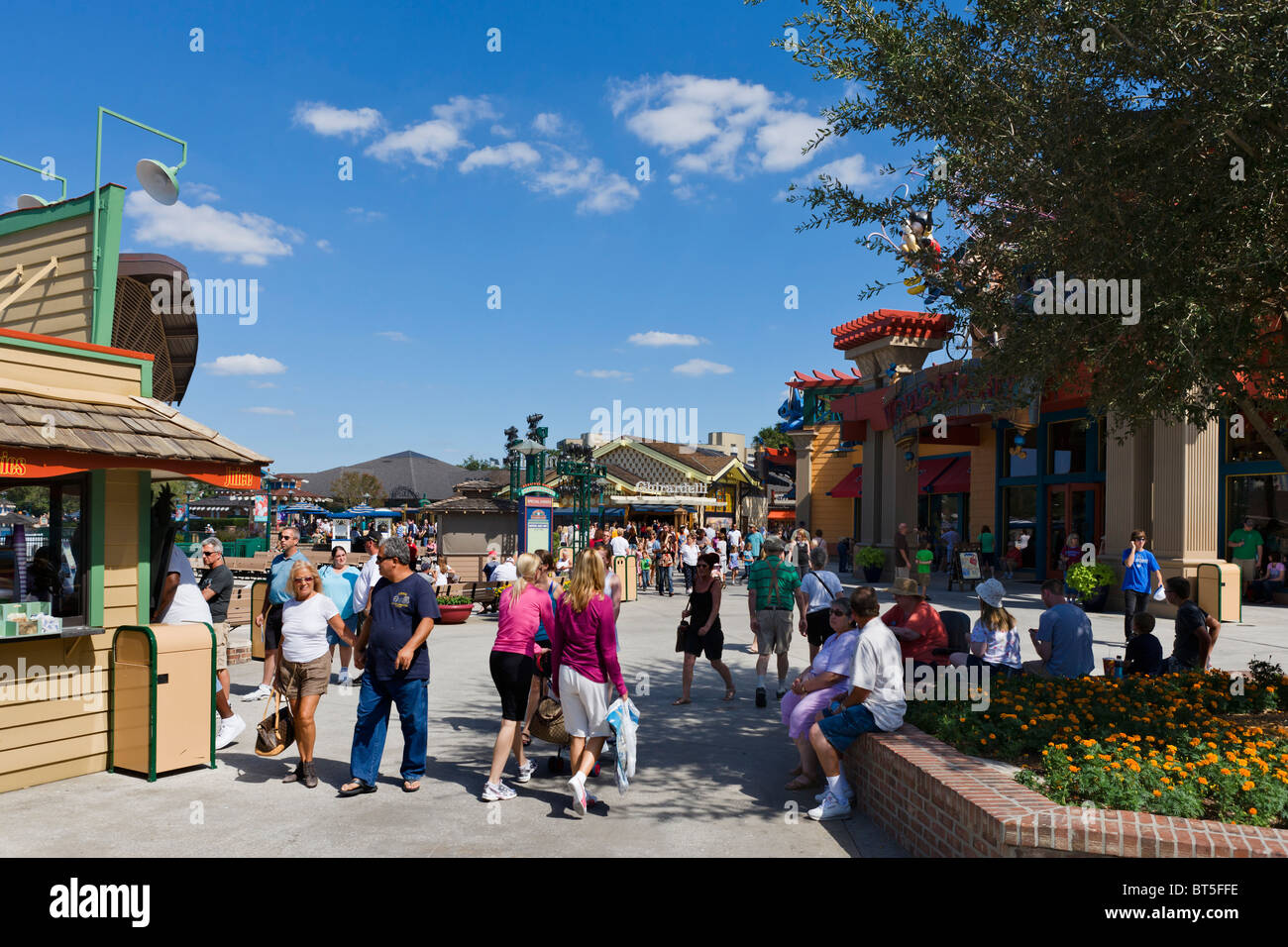 Marktplatz, Downtown Disney, Lake Buena Vista, Orlando, Zentral-Florida, USA Stockfoto