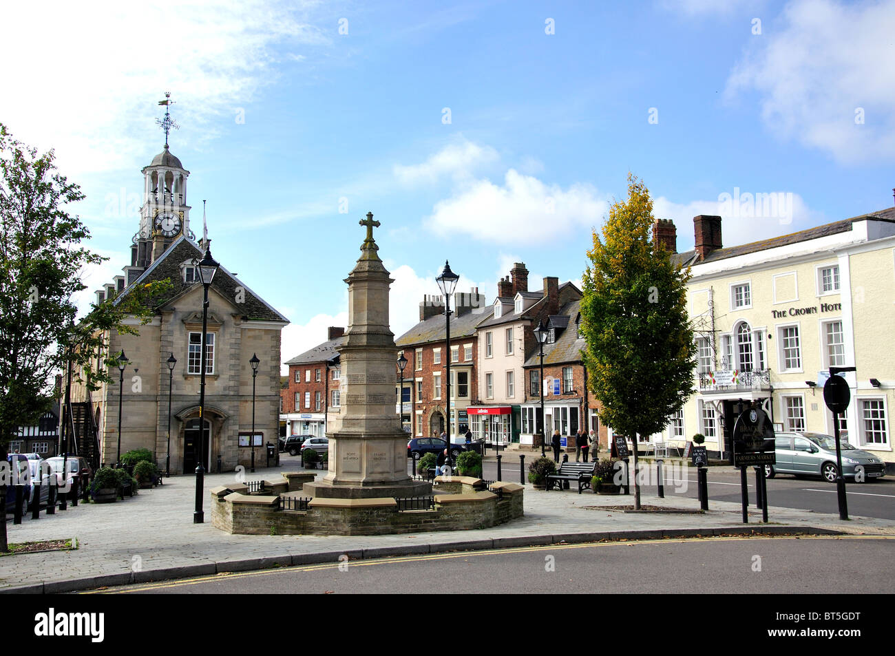 Marktplatz, Brackley, Northamptonshire, England, Vereinigtes Königreich Stockfoto