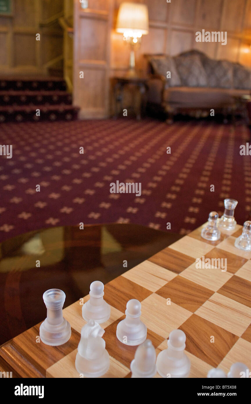 In der Lobby des historischen Boulder Dam Hotel, erbaut in den 1930er Jahren beim Bau des Hoover Dam Stockfoto
