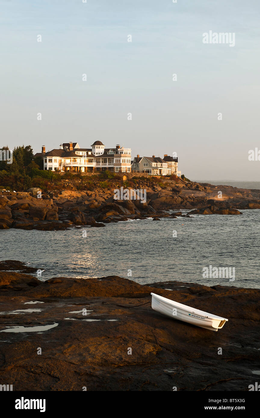 Sicht Hotel, Cape Neddick, York, Maine, USA Stockfoto