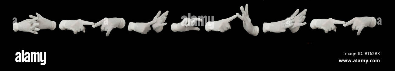 Willkommen BSSL British standard England UK United Kingdom GB Großbritannien EU Europäische Union Europa Deaf Symbol ikonischen Grafik pictu Stockfoto