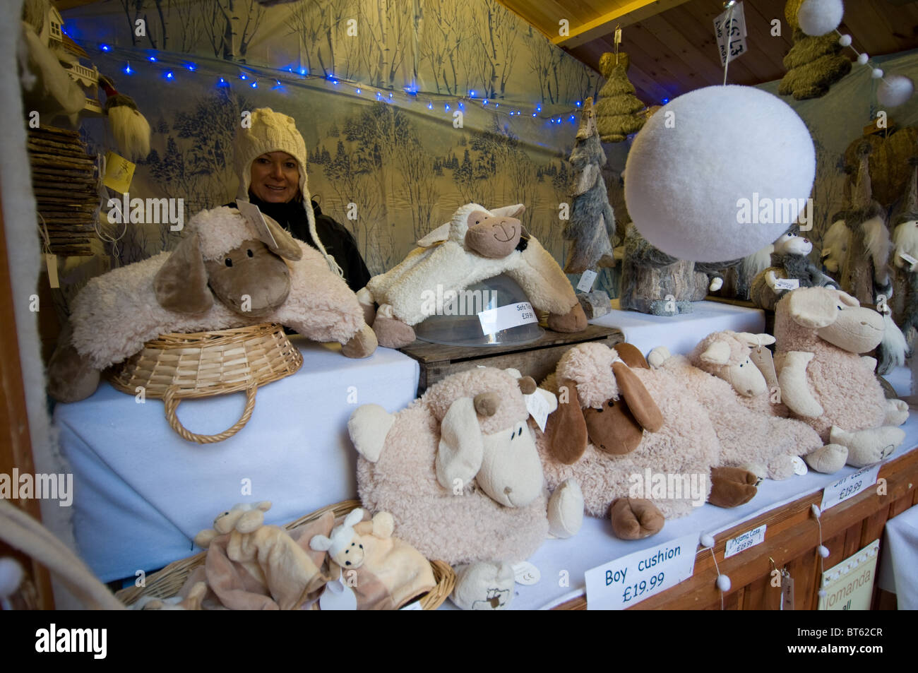 Weihnachtsmarkt Manchester Xmas deutsche Outdoormarkt England UK United Kingdom GB Großbritannien EU Europäische Union Europa Stockfoto