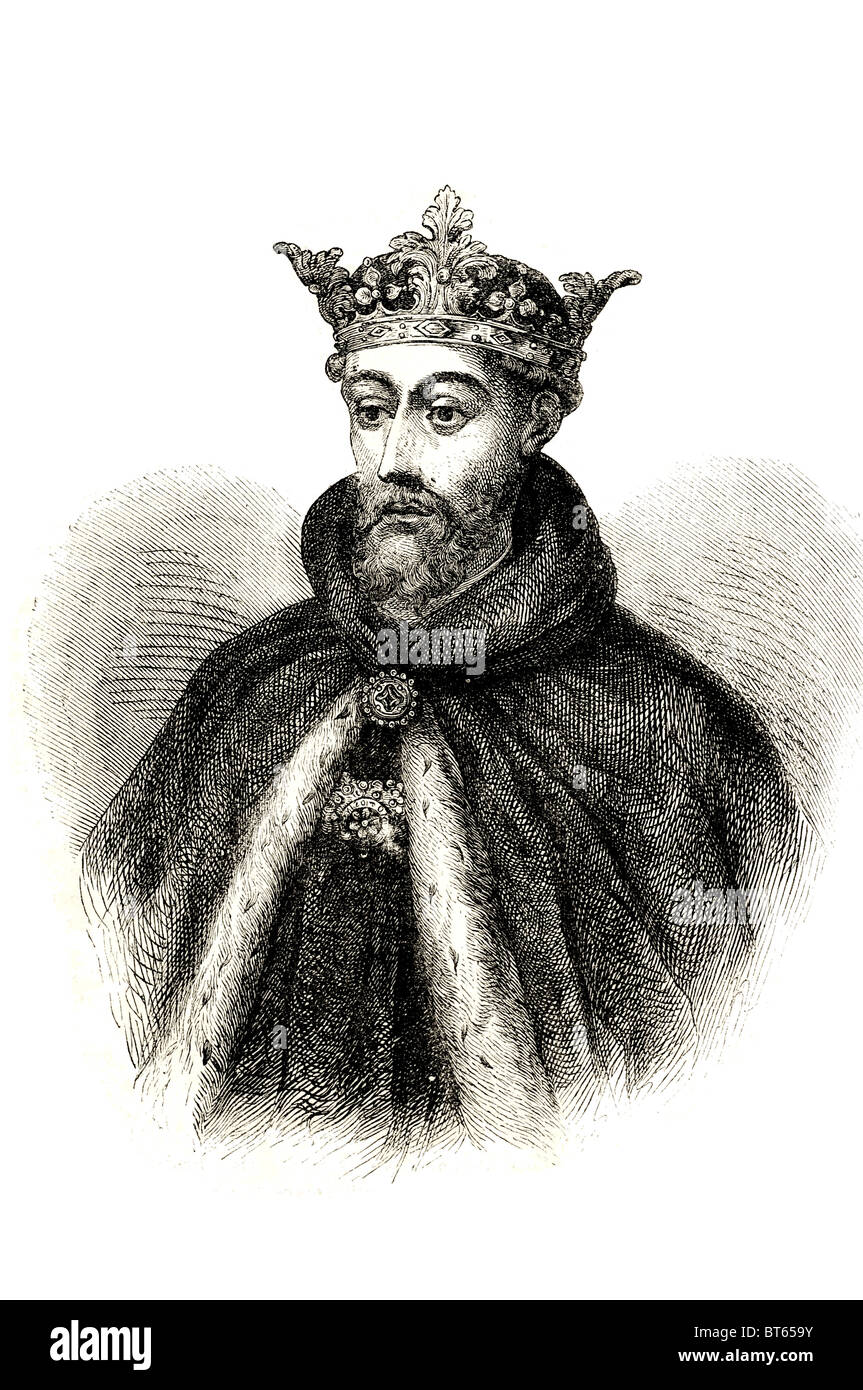 John von gaunt Gent 1. Duke of Lancaster KG 6 März 1340 – 3 Februar 1399 Haus Plantagenet, König Edward III England Phili Stockfoto