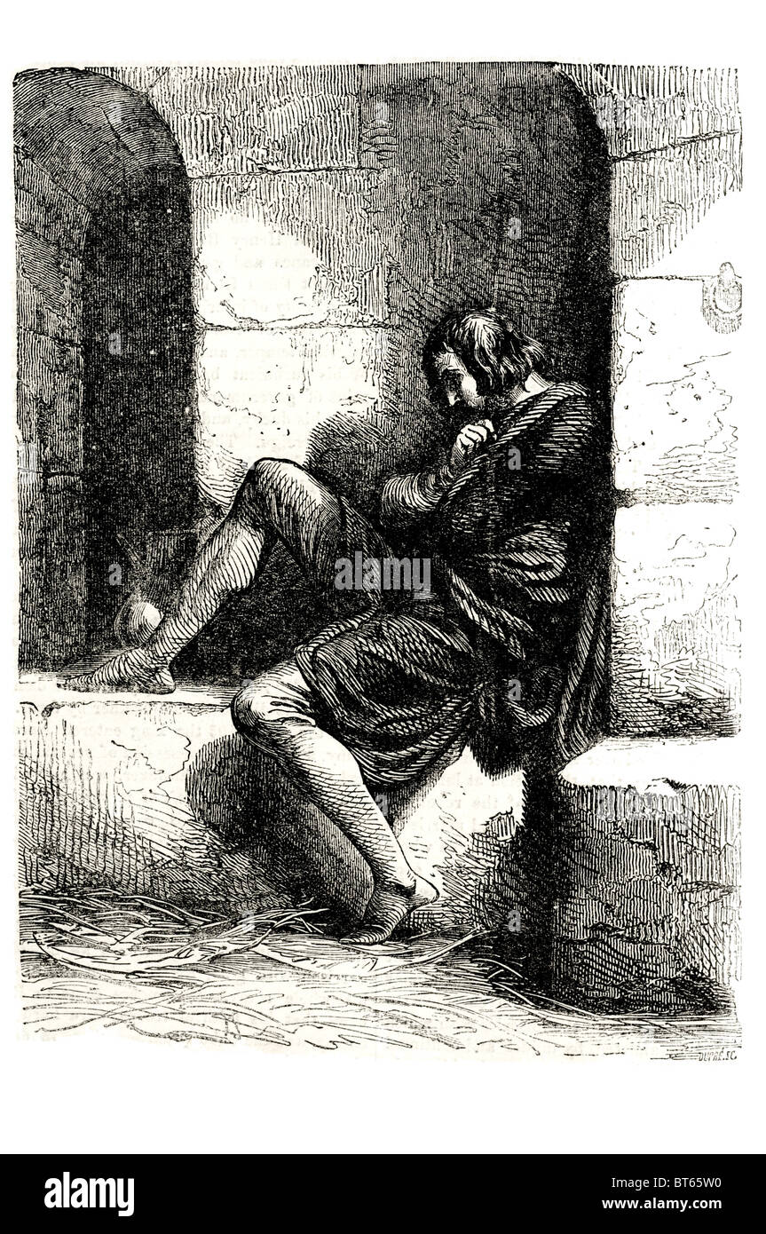 Robert von der Normandie Gefangener in Cardiff Castle herrliche le Magnifique 22 Juni 1000 – 3 Juli 1035 Teufel Französisch: le Diable Herzog Stockfoto