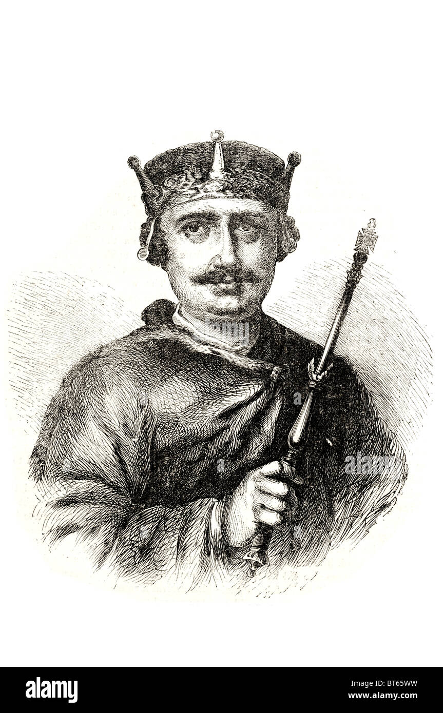 Wilhelm II 1056 1100 Rufus König von England Eroberer Stockfoto