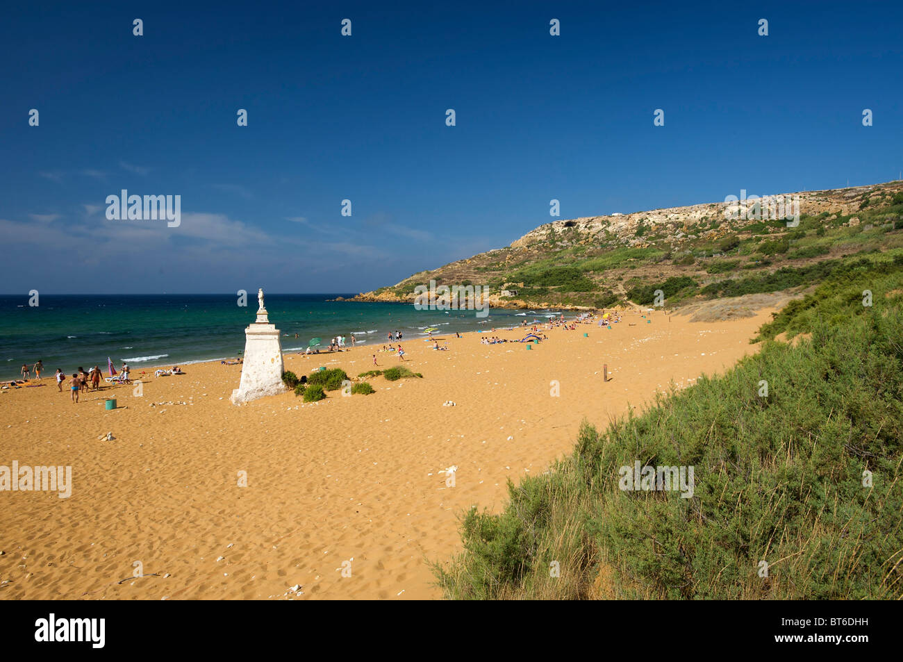 Ramla Bay auf der Insel Gozo, Malta Stockfoto