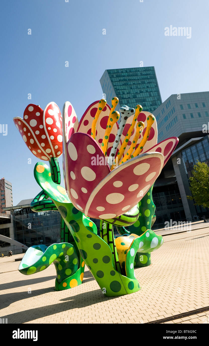 Florale Skulptur, euralille, Lille, Frankreich Stockfoto