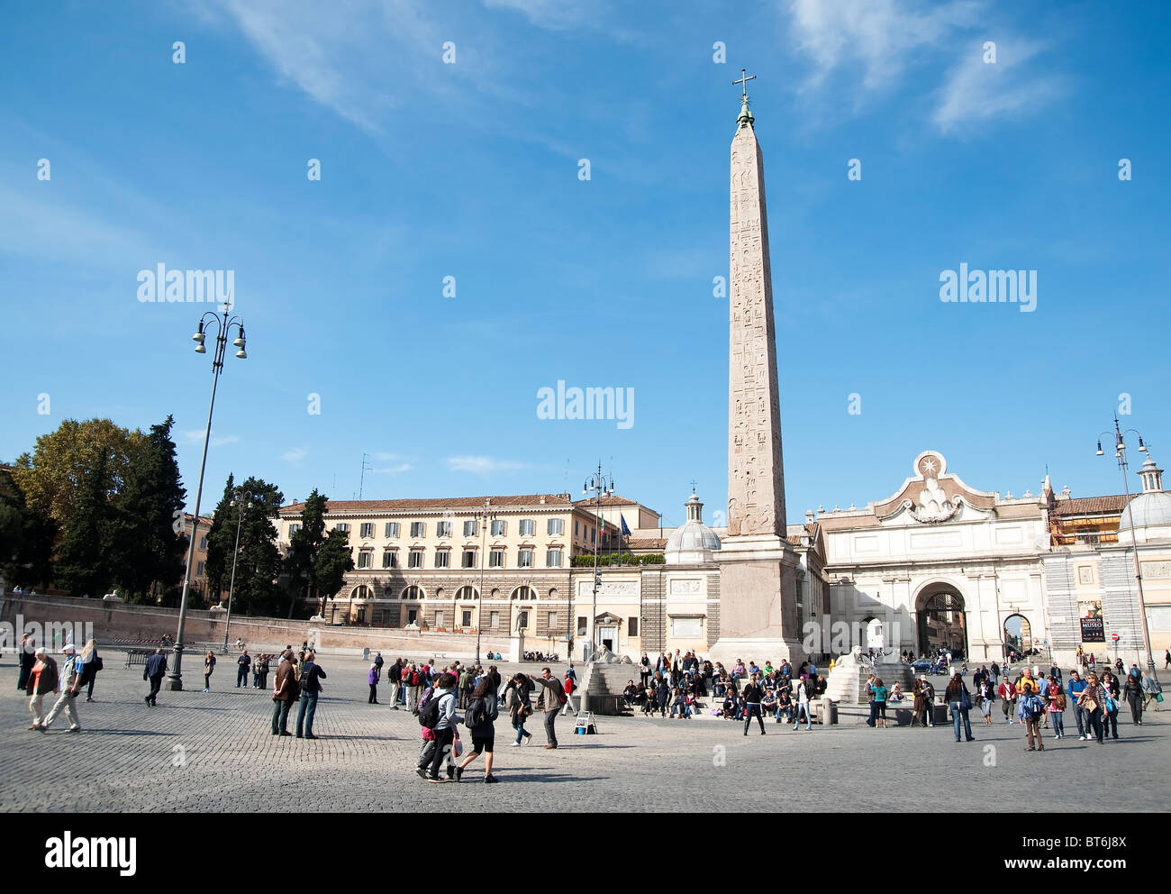 Piazza del Popolo, Rom, Italien Stockfoto