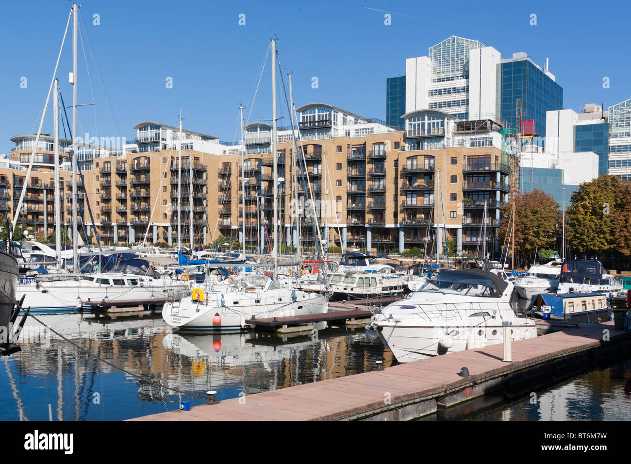 St. Katharine Docks - City of London Stockfoto