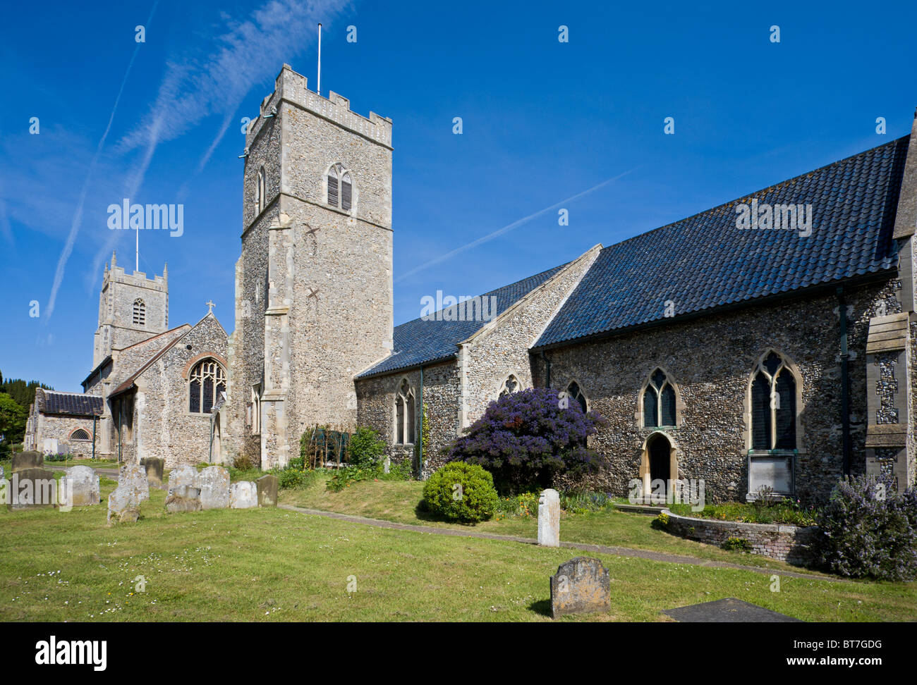 St. Marien Kirche, Reepham, Norfolk, England, Vereinigtes Königreich. Stockfoto