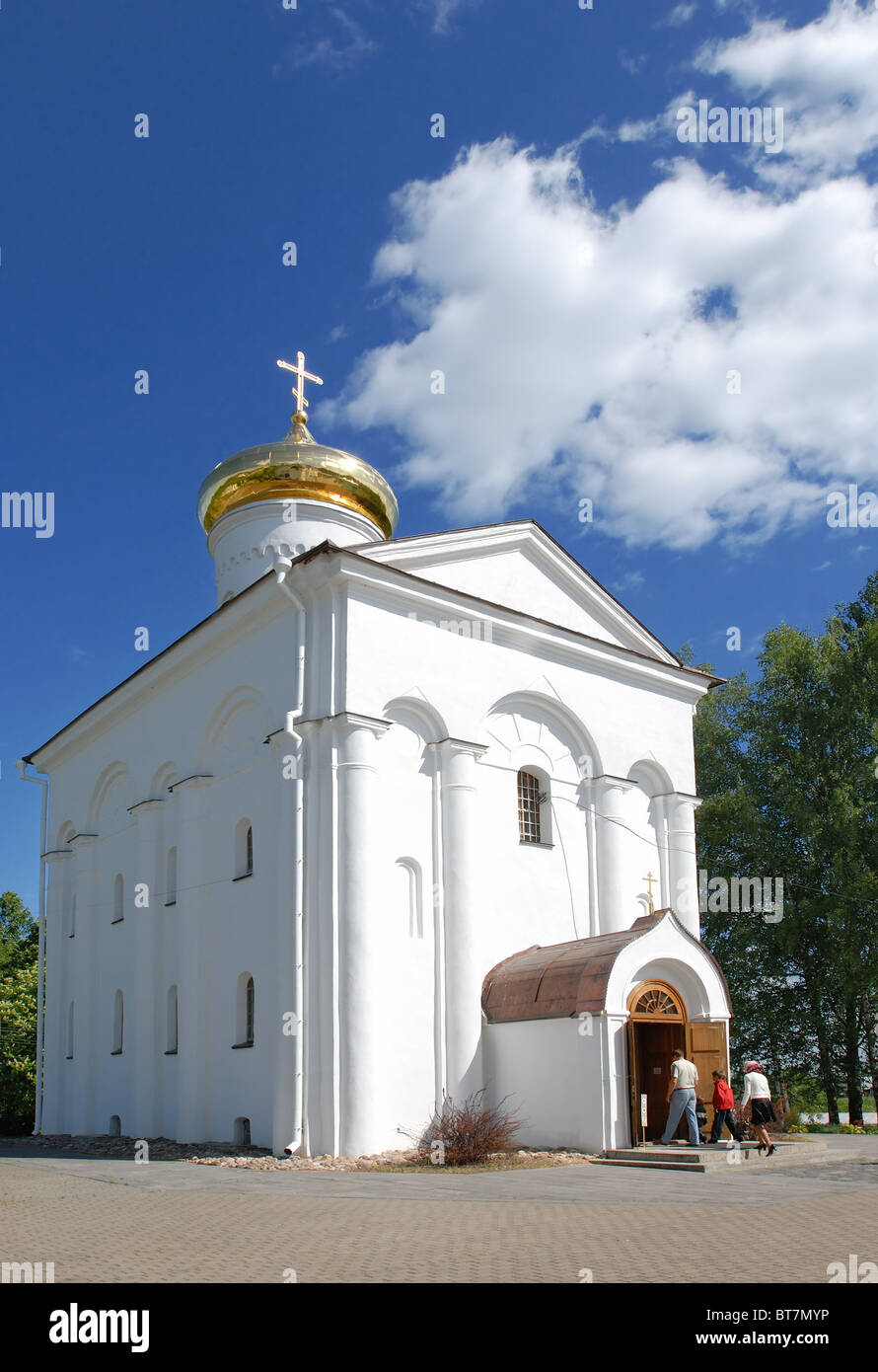 Kathedrale der Heiligkreuz des Erlösers und St.. Evphrosinija Kloster. Stockfoto