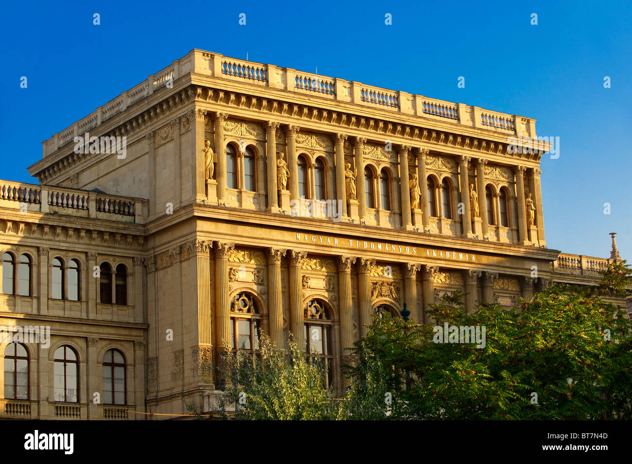 Ungarische Akademie der Wissenschaften (Magyar Tudományos Akadémia, MTA), Budapest, Ungarn Stockfoto