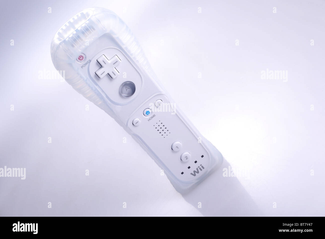 Nintendo Wii-Konsole Bluetooth-Controller. Stockfoto
