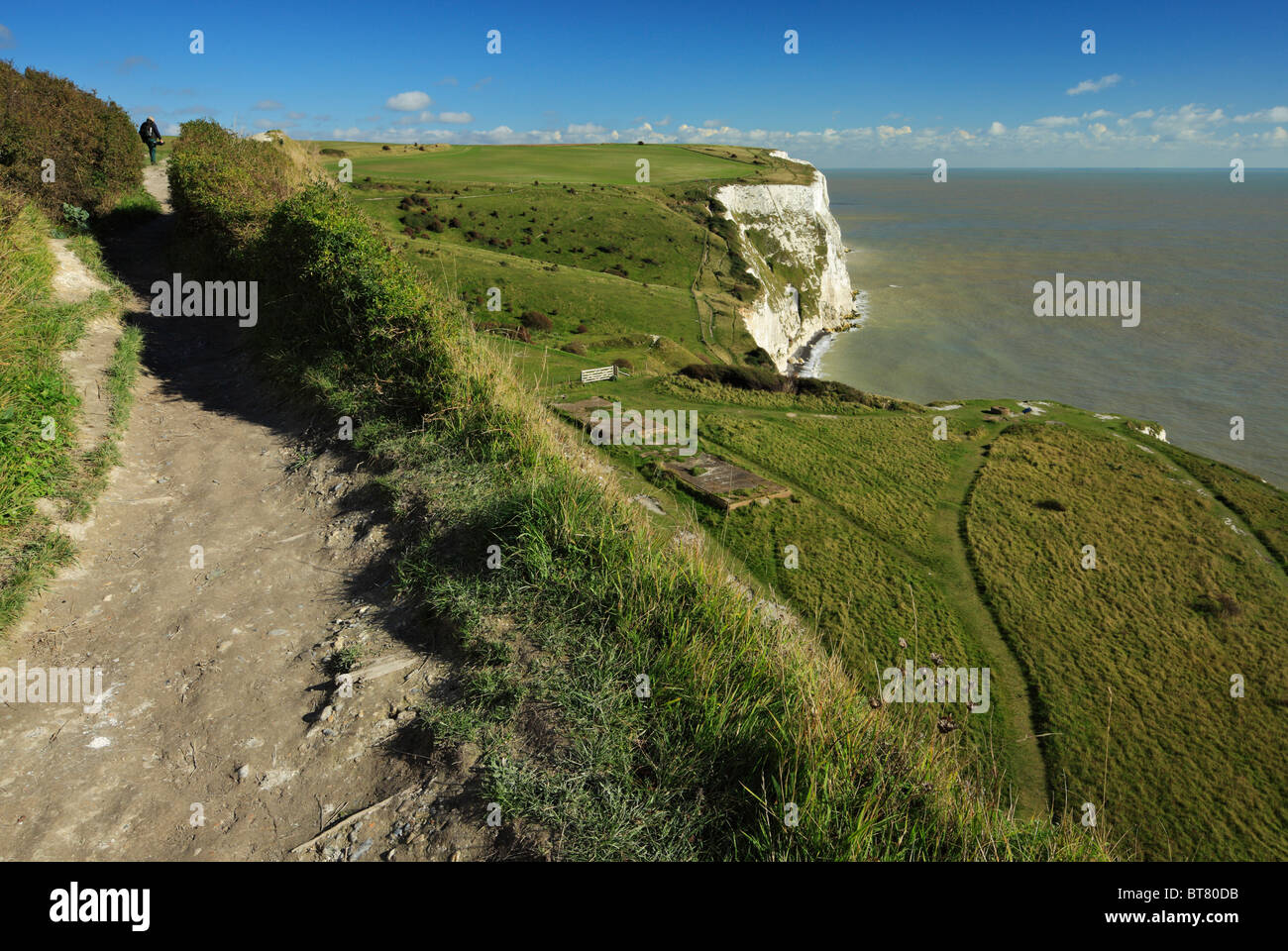 Die weißen Klippen von Dover. Stockfoto