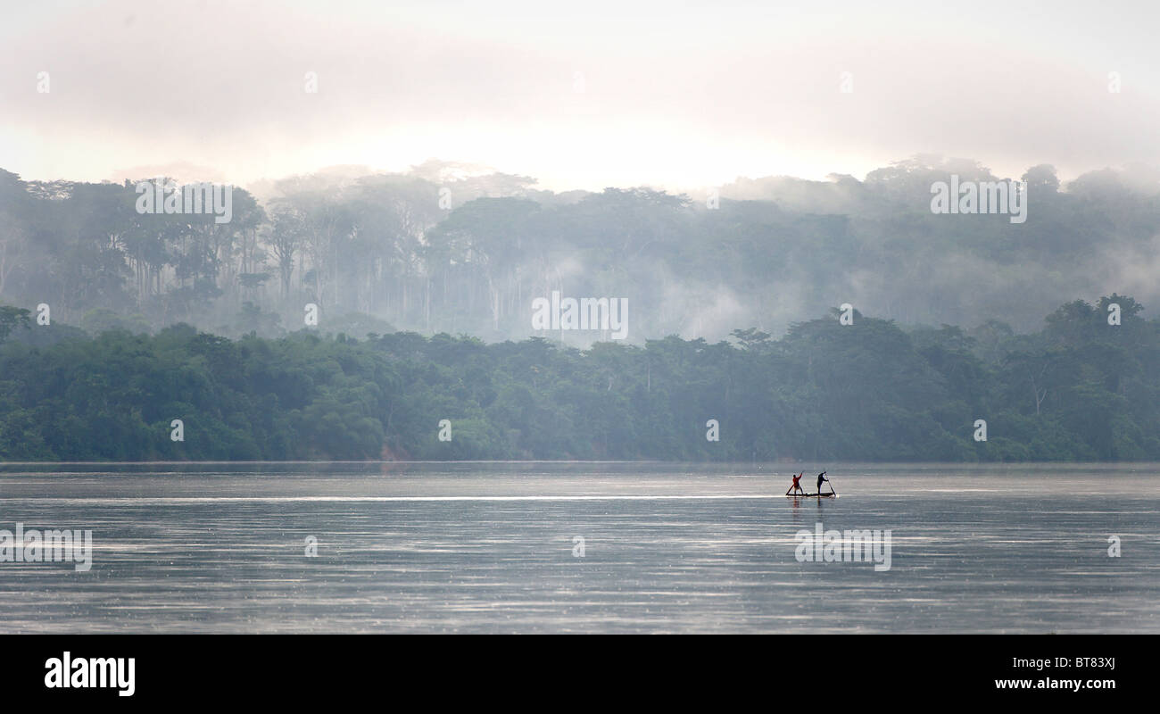 Sangha-Fluss Stockfoto