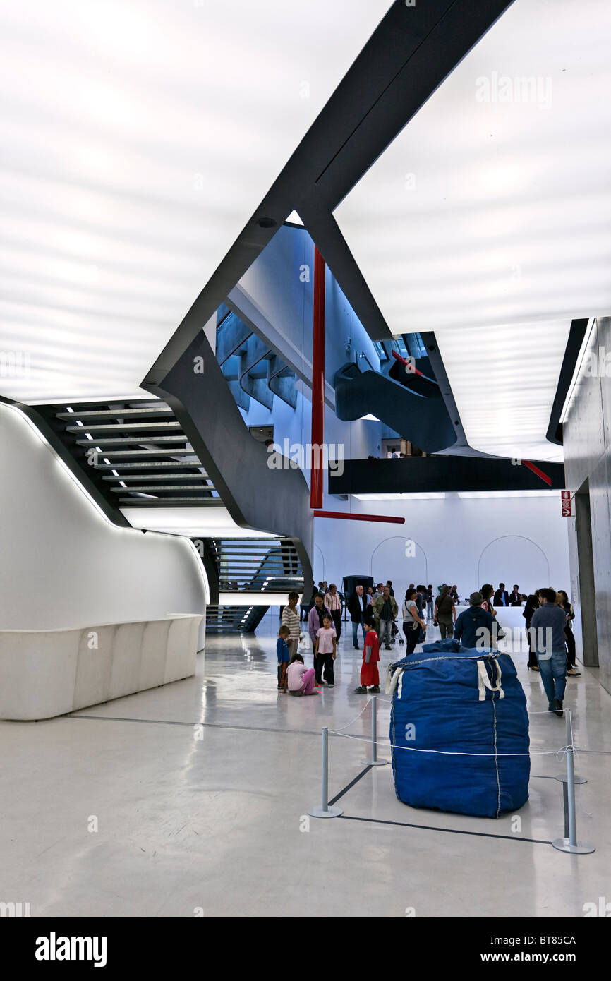 MAXXi Museum der XXI Jahrhundert Kunst, entworfen von Zaha Hadid Architects, Roma, Lazion, Italien Stockfoto