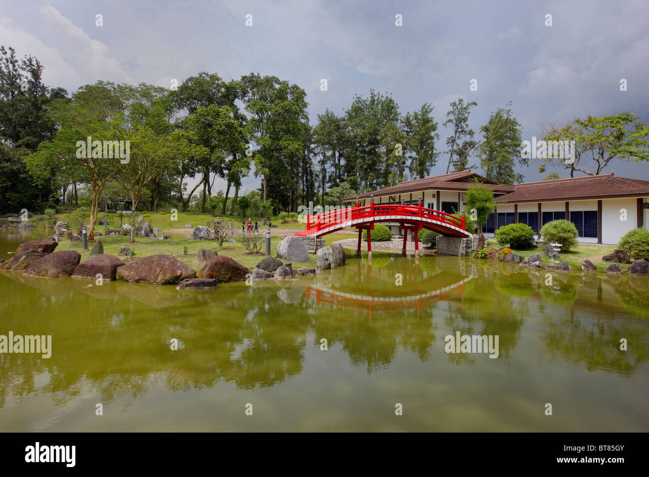 Japanischer Garten im chinesischen Garten, Singapur Stockfoto