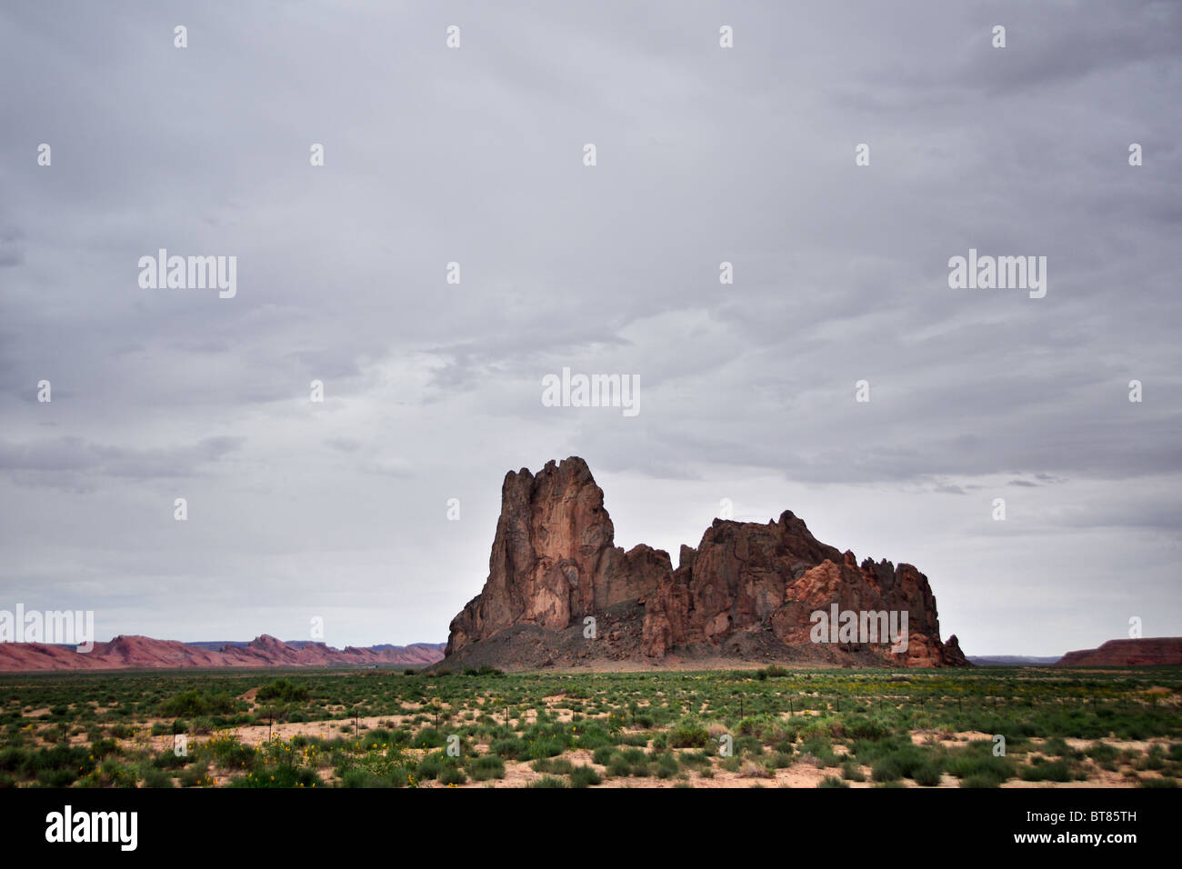 Mesas, Navajo-Reservat, Northern Arizona Rock Stockfoto