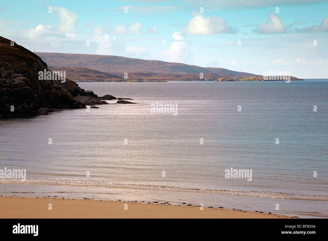 Suchen South West über slaggan Bay. Wester Ross, North West Highlands, Schottland Stockfoto