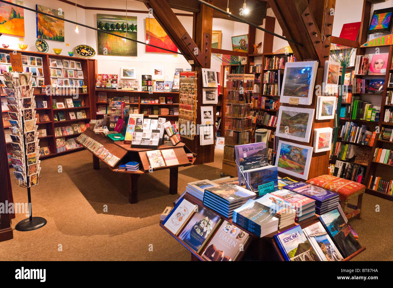 Geschenke Shop bei Nepenthe, Big Sur, Kalifornien Stockfoto
