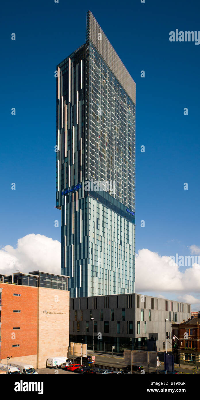 Der Beetham Tower, auch bekannt als Hilton Tower. Manchester, England, Großbritannien Stockfoto