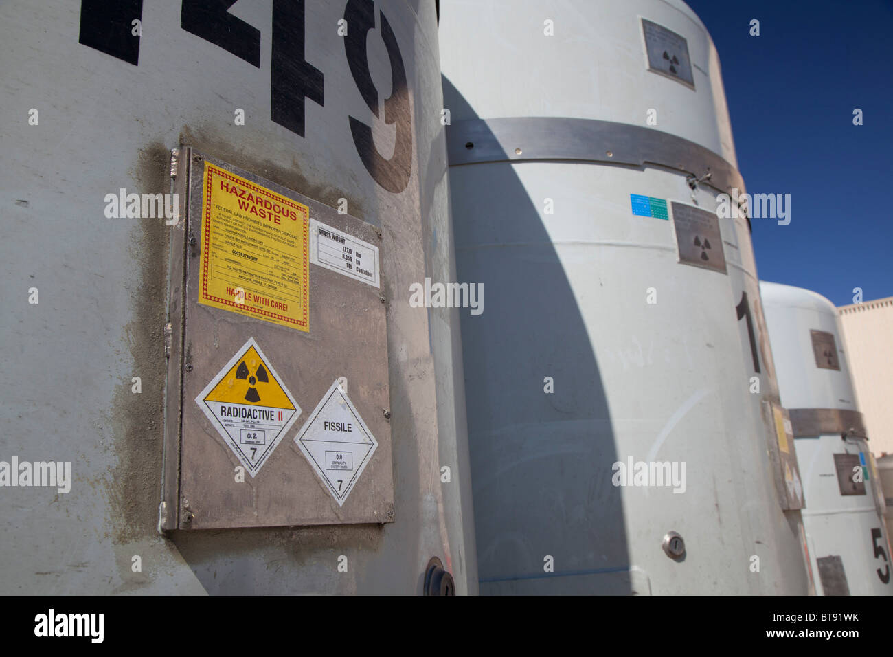 Nukleare Abfälle Seebestattung Abfall Isolation Pilotanlage Stockfoto