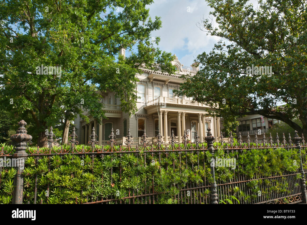 Louisiana, New Orleans Garden District, Bradish - Johnson-Haus Stockfoto