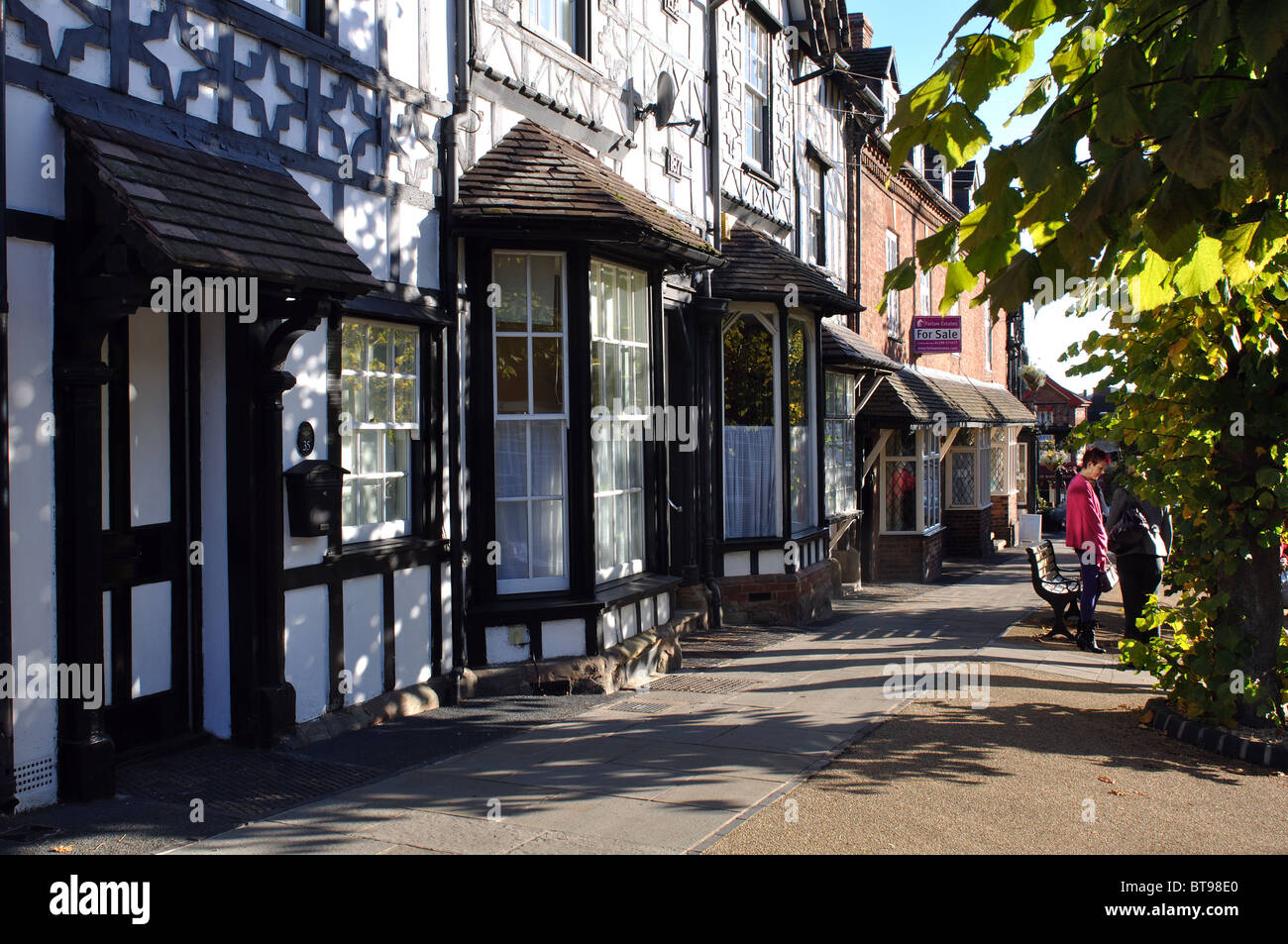 Kirchgasse, Cleobury Mortimer, Shropshire, England, UK Stockfoto