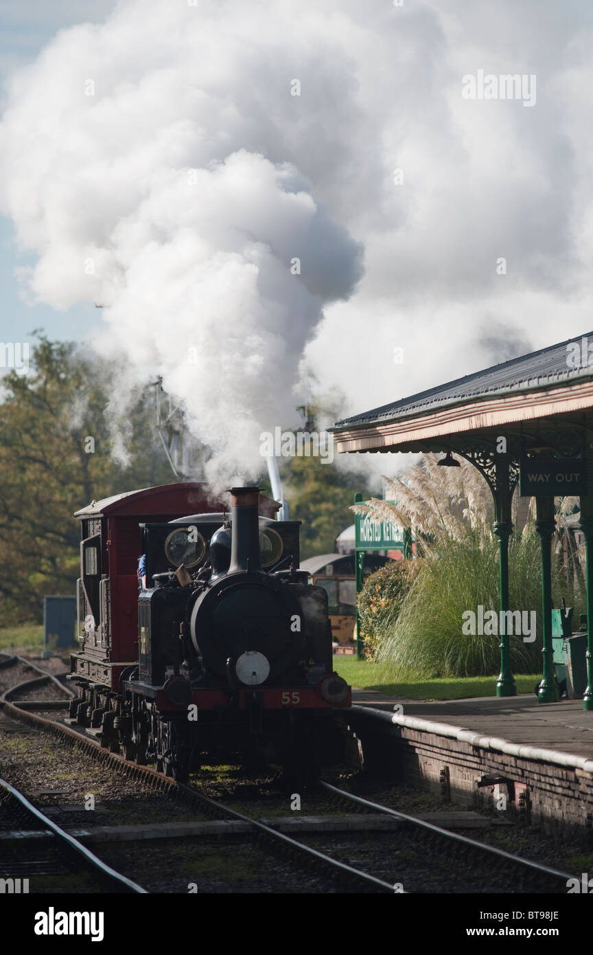 Klasse A1X Lokomotive, 55, Stepney, Bluebell Railway, Sussex, England Stockfoto