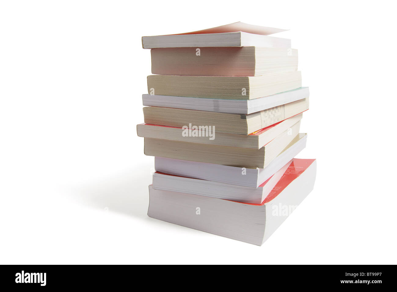 Stapel von Büchern Stockfoto