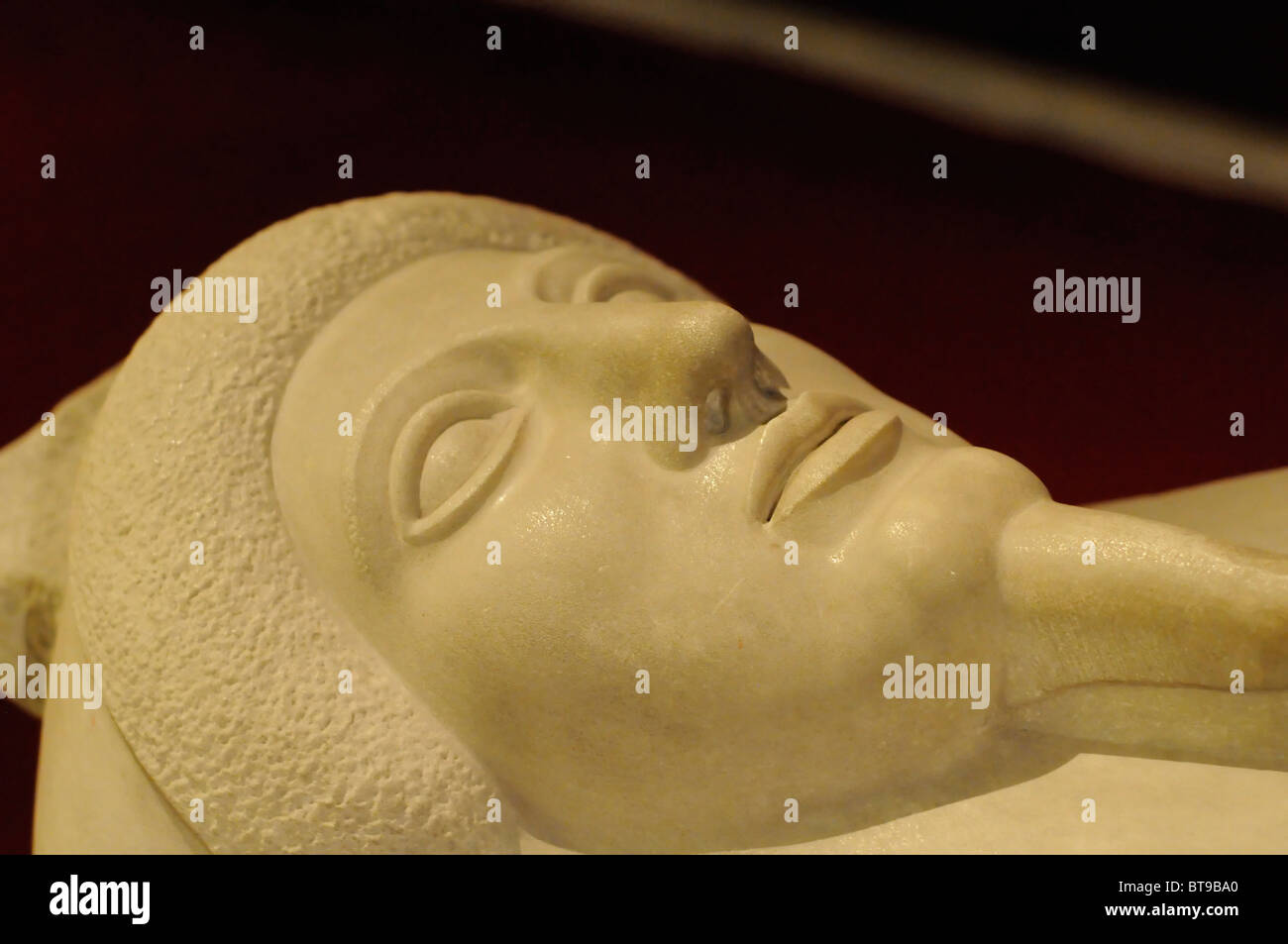 Menschenaffen Sarkophag des Mannes im griechischen Stil, Archäologisches Museum (Arkeoloji Muzesi), Istanbul, Türkei Stockfoto