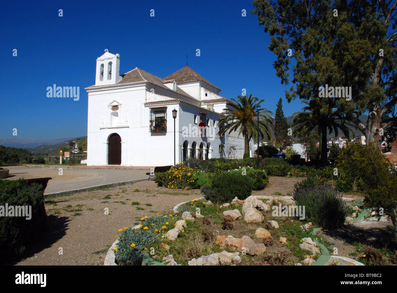 Kirche (Ermita De La Virgen de Los Remedios), Velez-Malaga, Costa Del Sol, Provinz Malaga, Andalusien, Südspanien, Westeuropa. Stockfoto