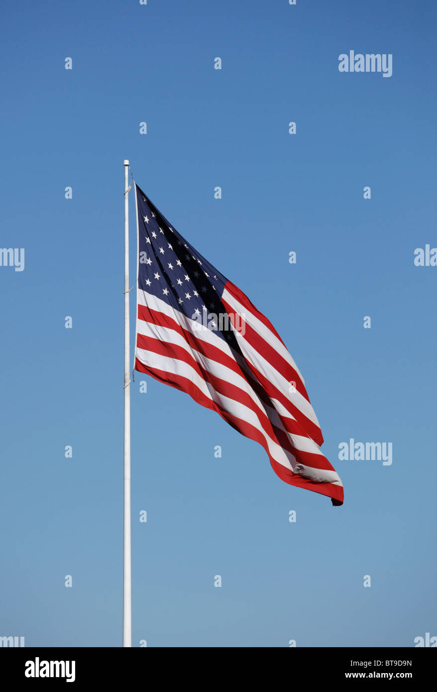 Amerikanische Flagge. Stockfoto