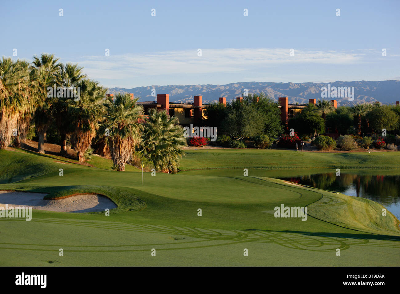 Wüste Weide Golfplatz in Palm Desert, Kalifornien, USA. Stockfoto