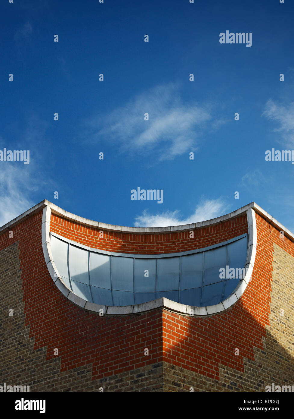Moderne Architekturgebäude Feature. Stockfoto