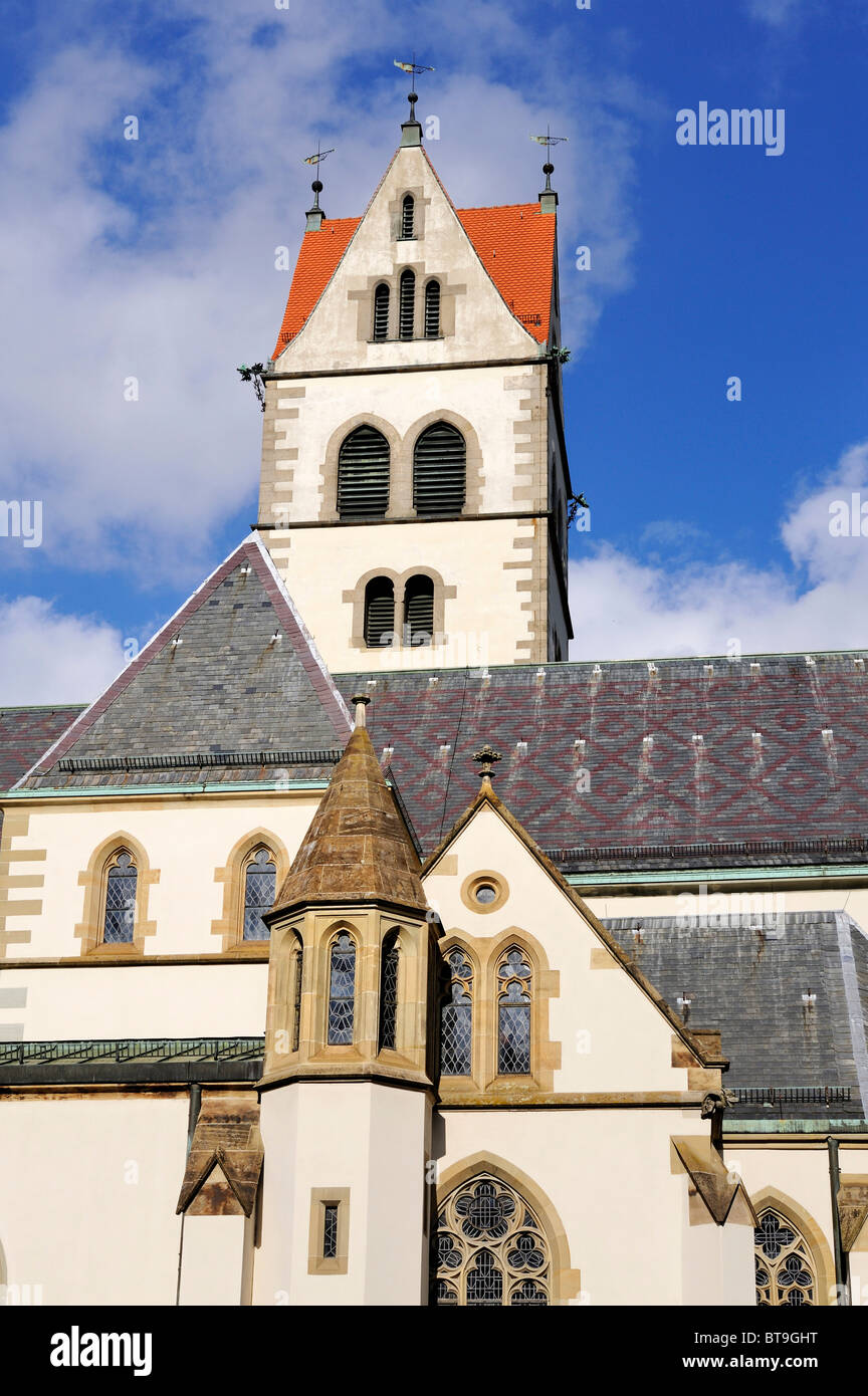 Die Liebfrauenkirche Frauenkirche in der historischen alten Stadt Ravensburg, Landkreis Ravensburg, Baden-Württemberg Stockfoto