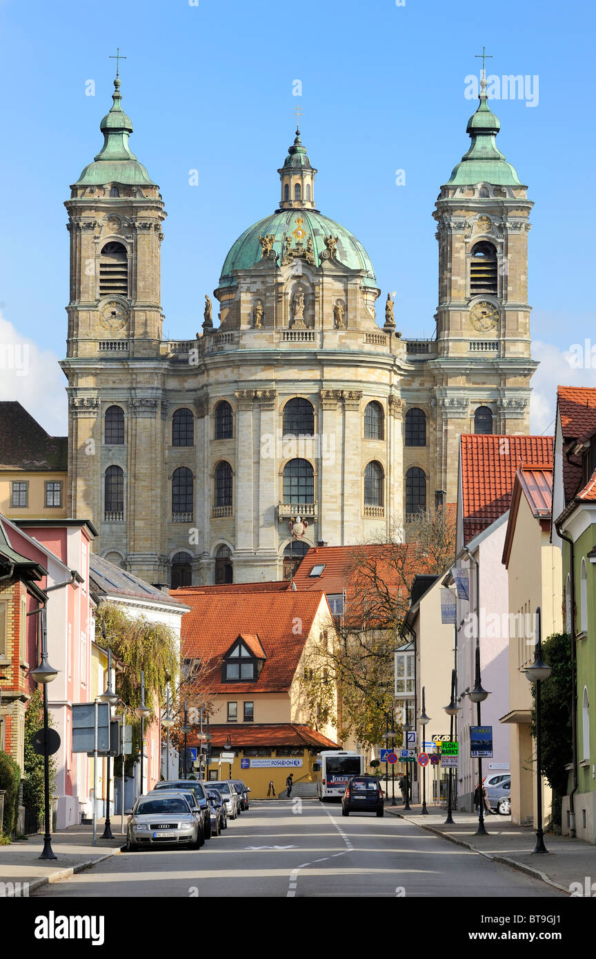 St. Martin Basilica in Weingarten, Landkreis Ravensburg, Baden-Württemberg, Deutschland, Europa Stockfoto