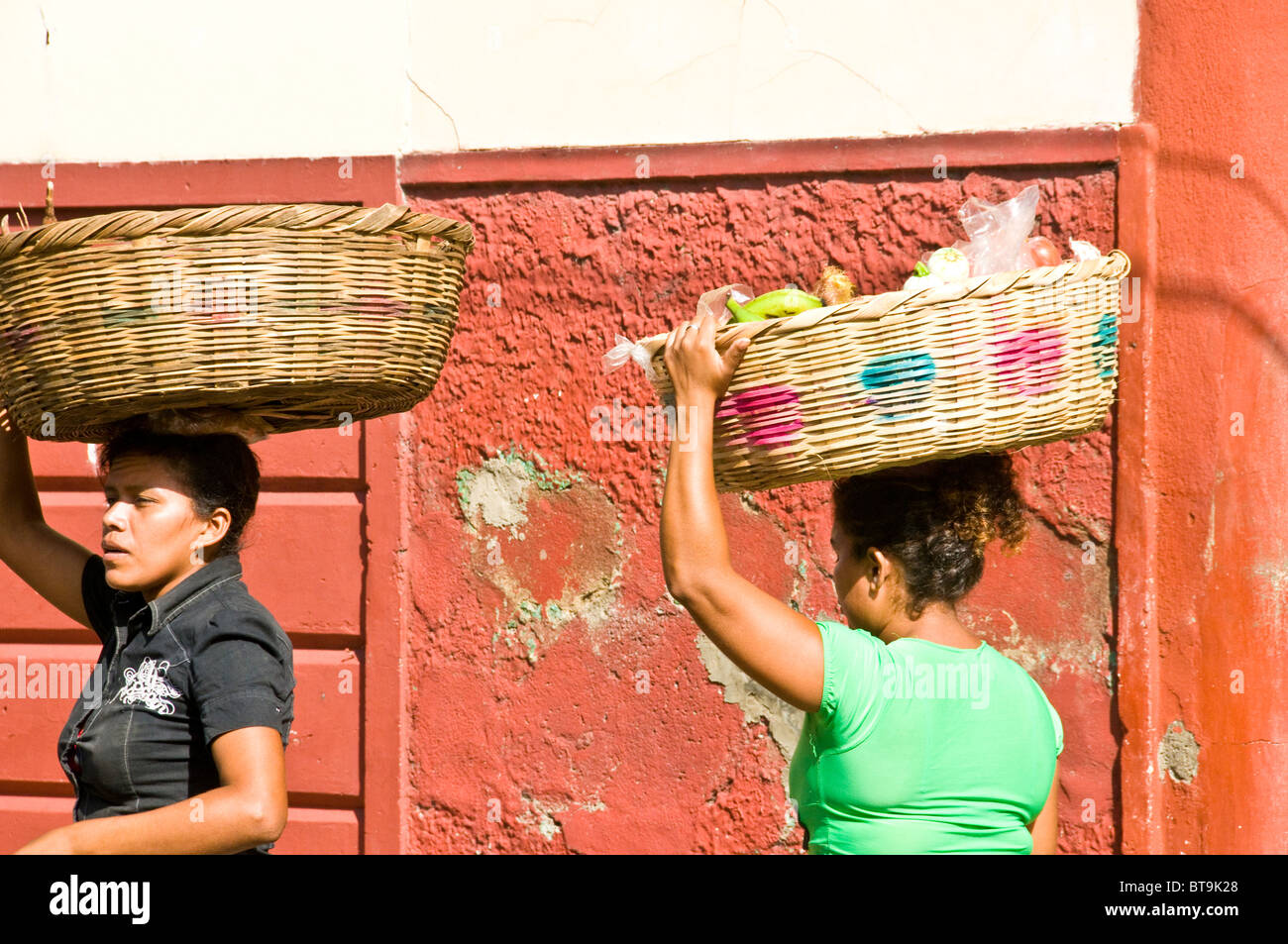 Straßenhändler Leon Nicaragua Stockfoto