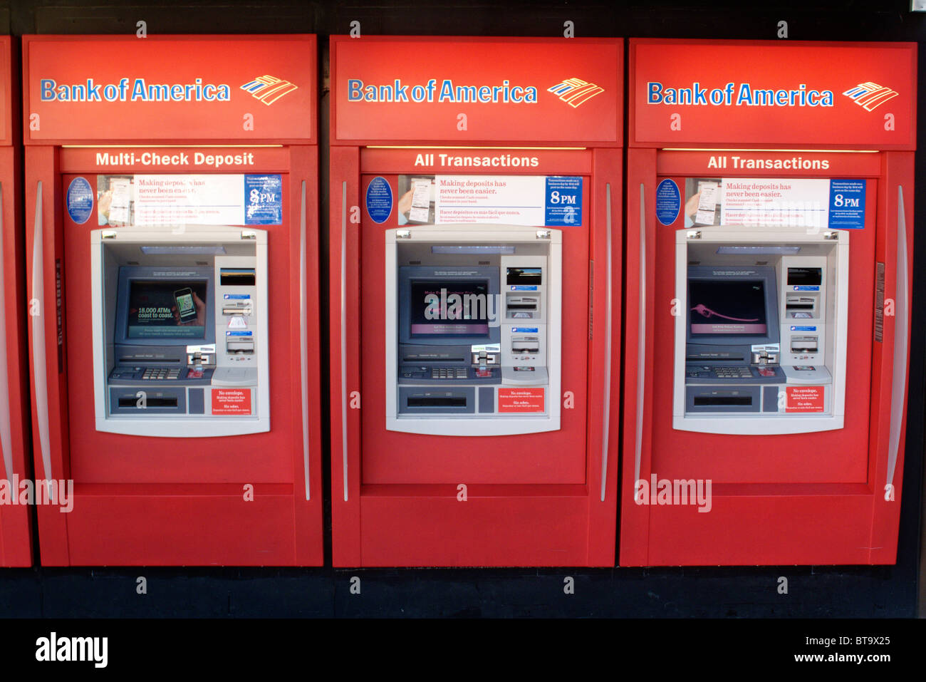 Bank Of America Atm Stockfotos und -bilder Kaufen - Alamy