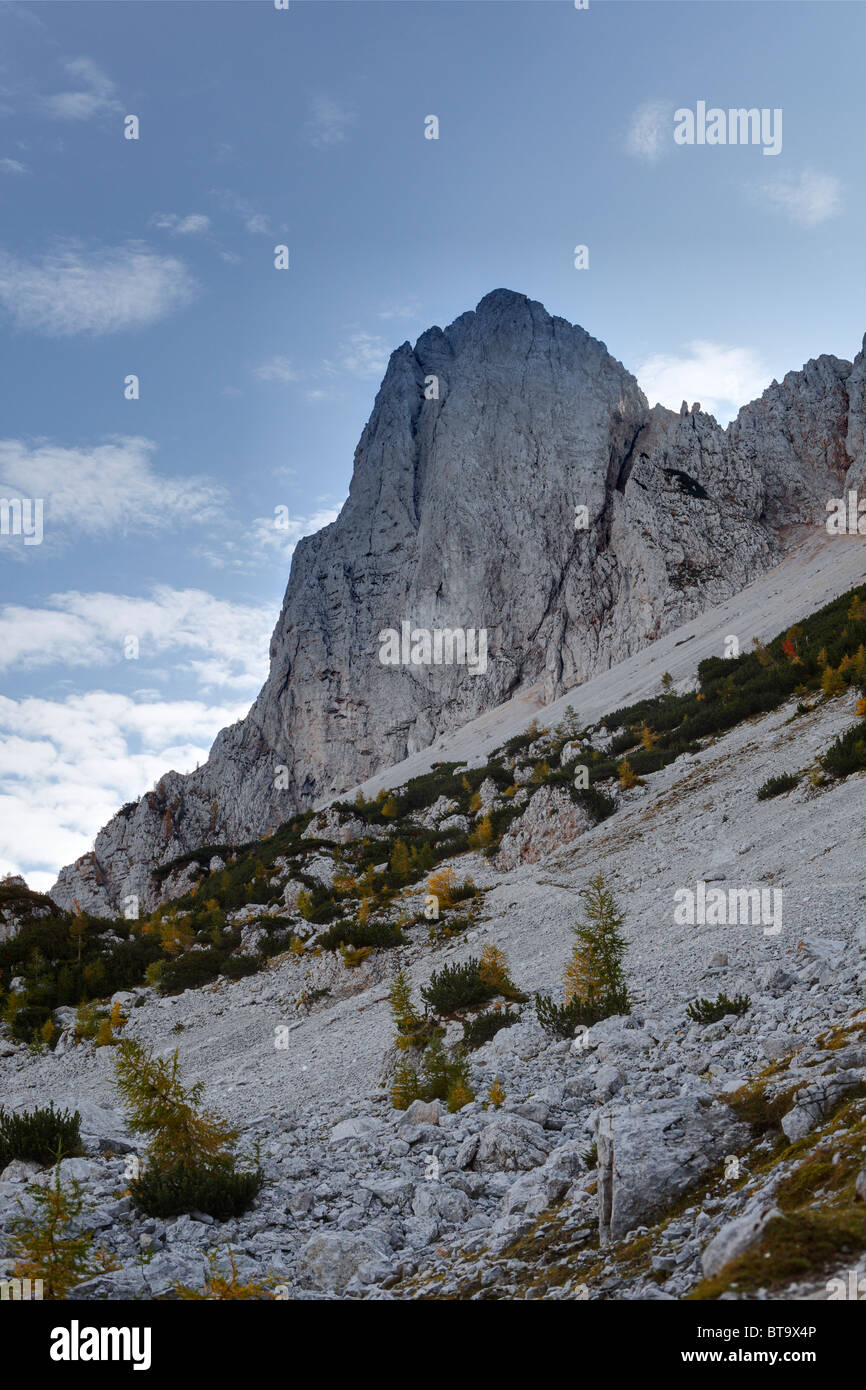 Mt. Koschutnikturm, Koschuta, Karawanken Gebirge, Kärnten, Österreich, Europa Stockfoto