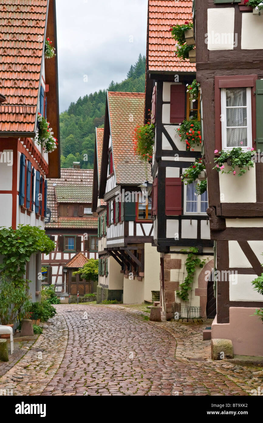 Das Dorf Schiltach im Schwarzwald, Deutschland Stockfoto