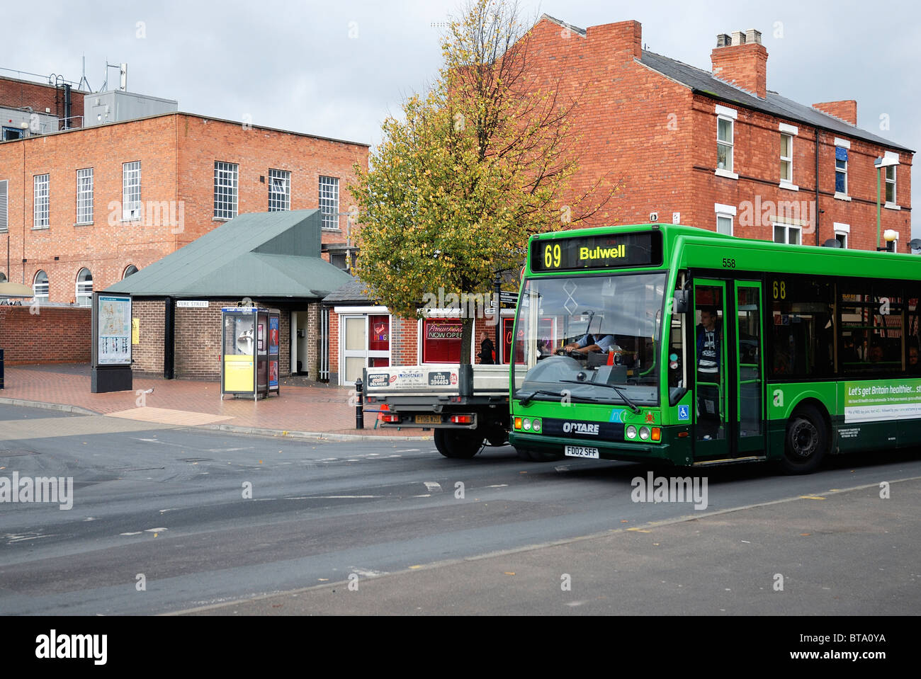 Haupt Straße Bulwell Nottingham England uk Stockfoto