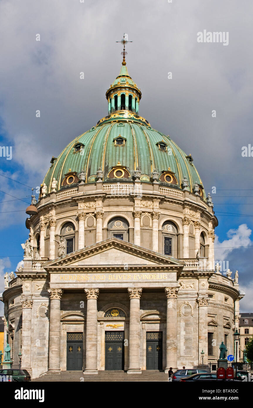 Europa Dänemark Kopenhagen Marmor lutherische Kirche (Friedrichs) Stockfoto